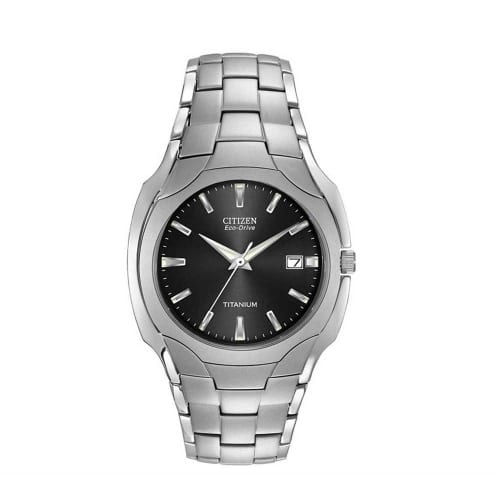 Citizen Gents Eco - Drive Titanium Bracelet Watch BM7440 - 51E
