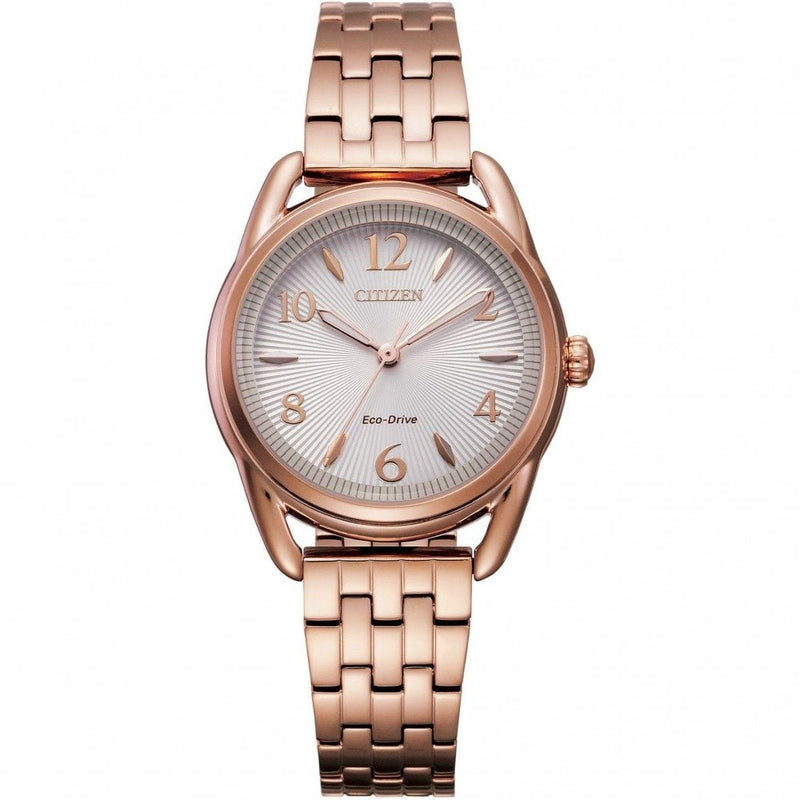 Citizen Ladies' Eco - Drive Silhouette Rose Gold Bracelet Watch FE1213 - 50A