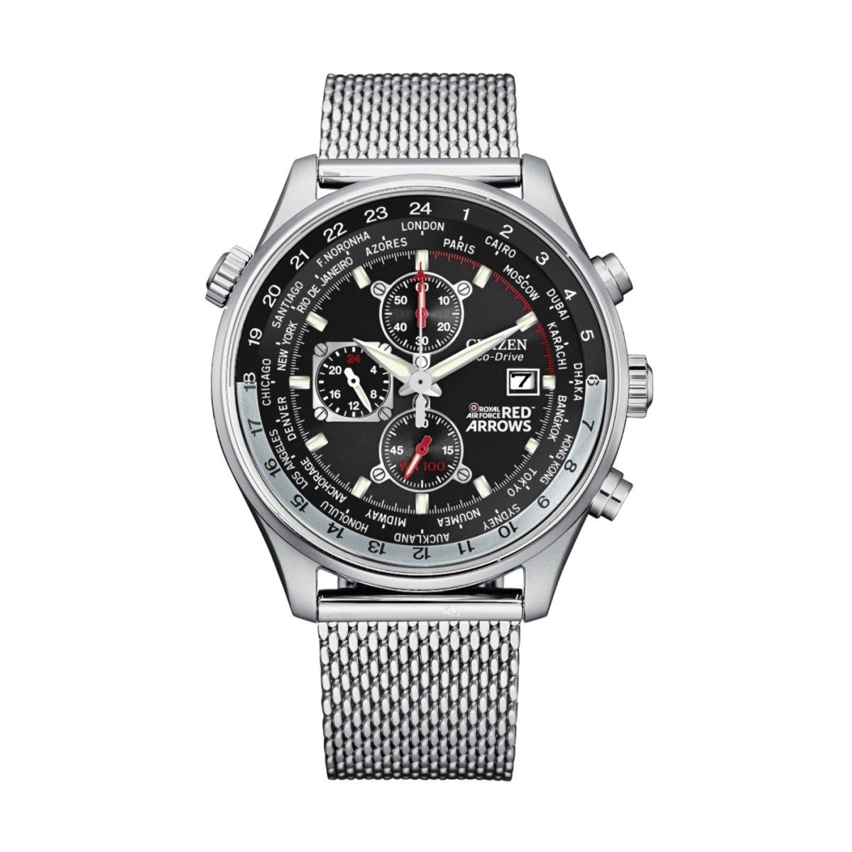 Citizen Mens Red Arrows Chronograph Eco - Drive Watch CA0080 - 71E