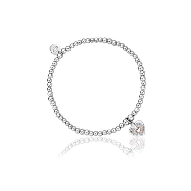 Clogau Cariad Sterling Silver Sparkle Affinity Bracelet with Topaz 3SBB85S