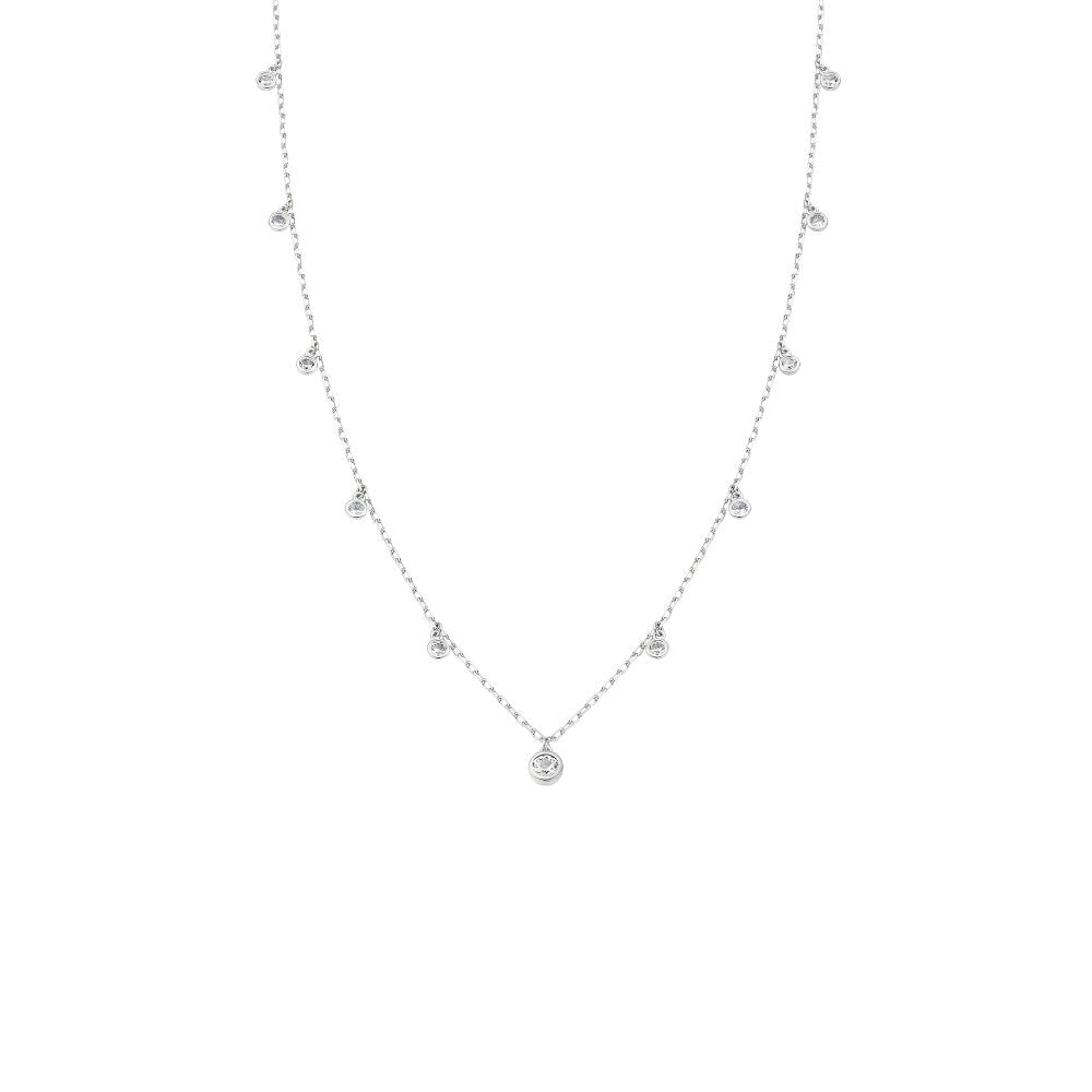 Clogau Celebration Sterling Silver Closer Fit Necklace with Topaz 3SCEL935