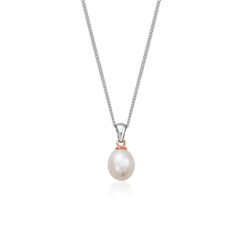 Clogau Nature's Wonder Sterling Silver Beachcomber Pendant with Pearl 3SBCH0633