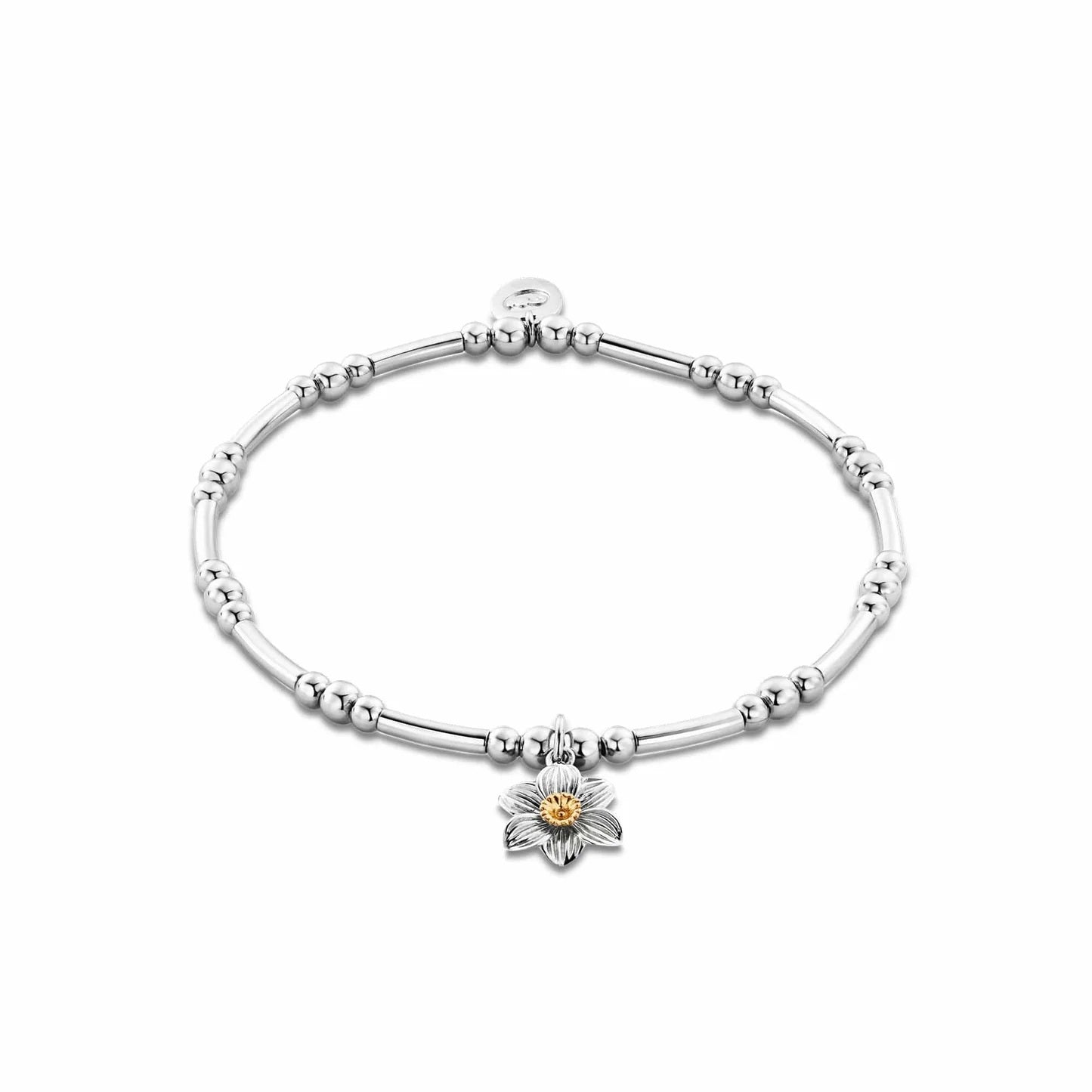 Clogau Nature's Wonder Sterling Silver Daffodil Affinity Bracelet 3SBBR14S249712