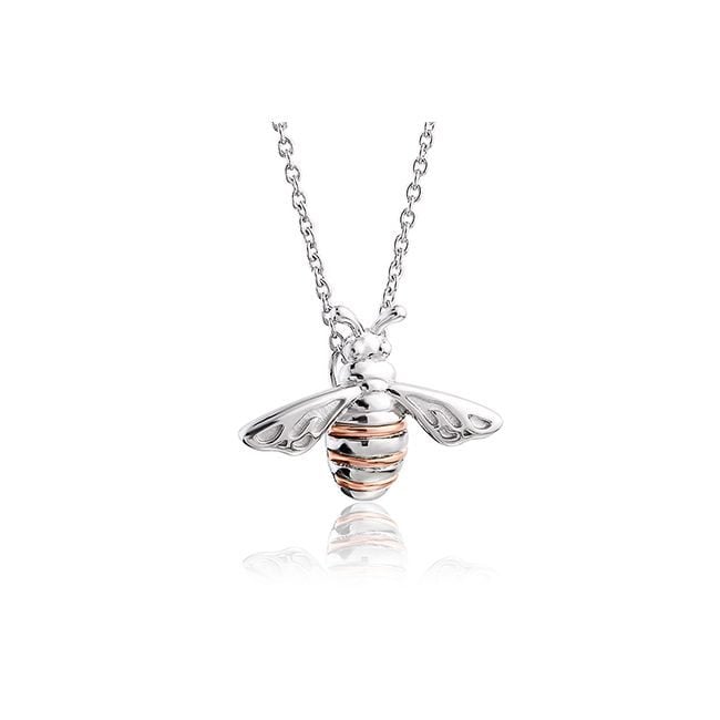 Clogau Nature's Wonder Sterling Silver Honey Bee Pendant 3SHNBP16734