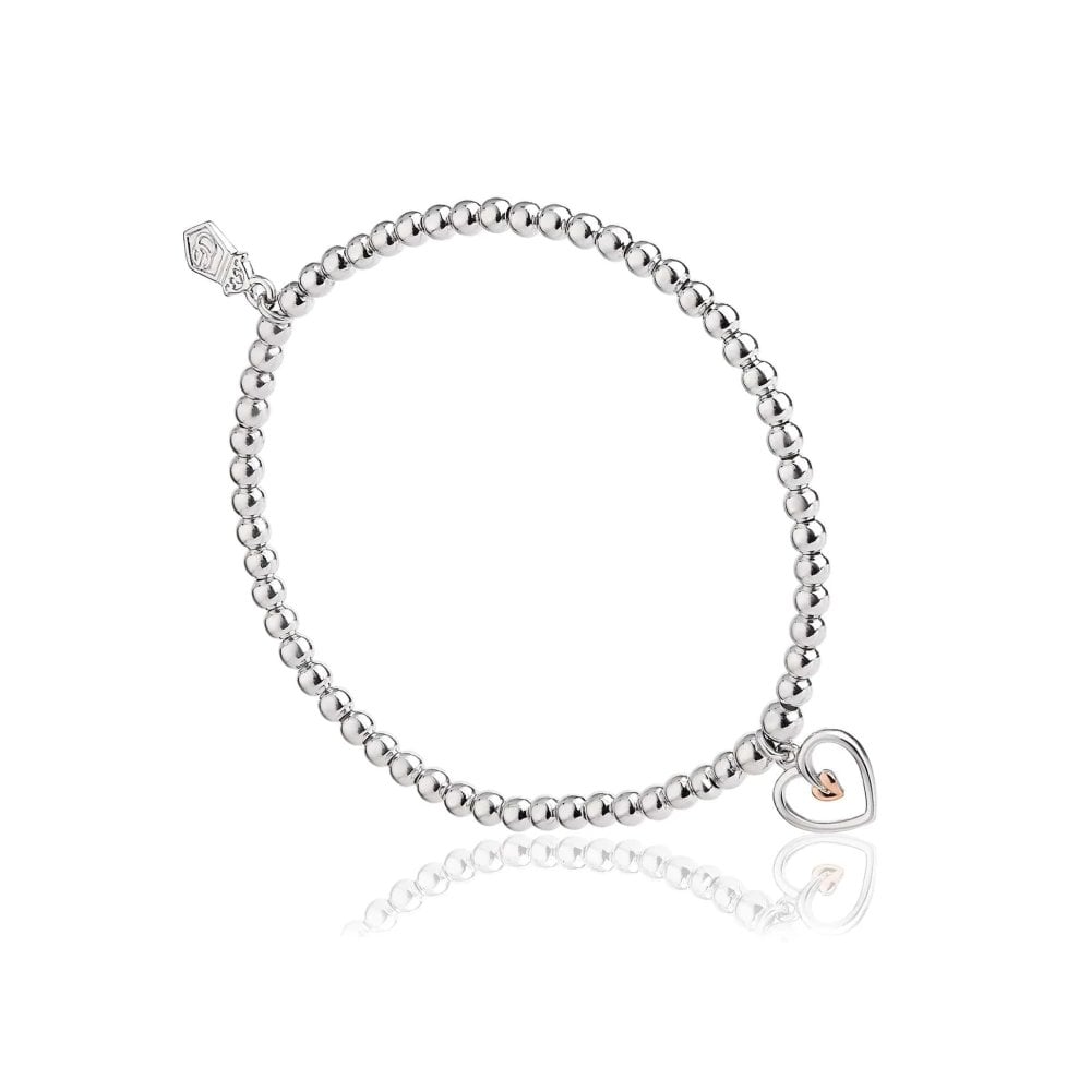 Clogau Tree of Life Sterling Silver Heart Affinity Bracelet 3SBB7S