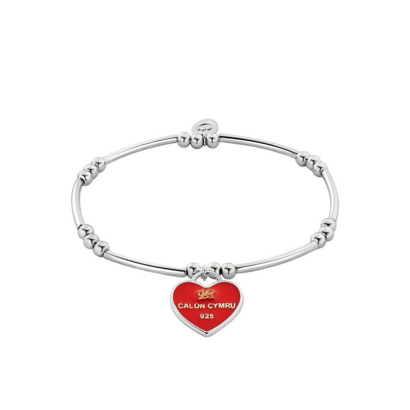 Clogau WRU Sterling Silver Welsh Heart Affinity Bracelet 3SWRU0660265025
