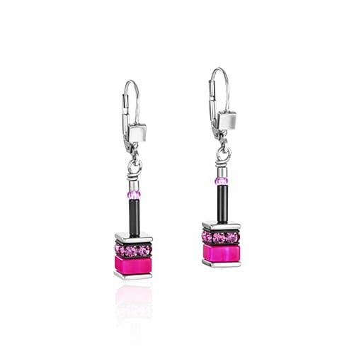 Coeur De Lion GeoCUBE Pink Earrings 4409/20 - 1500