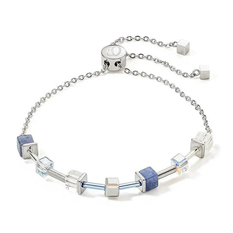 Coeur De Lion GeoCUBE Precious Blue Aventurine Bracelet 5074/30 - 0700