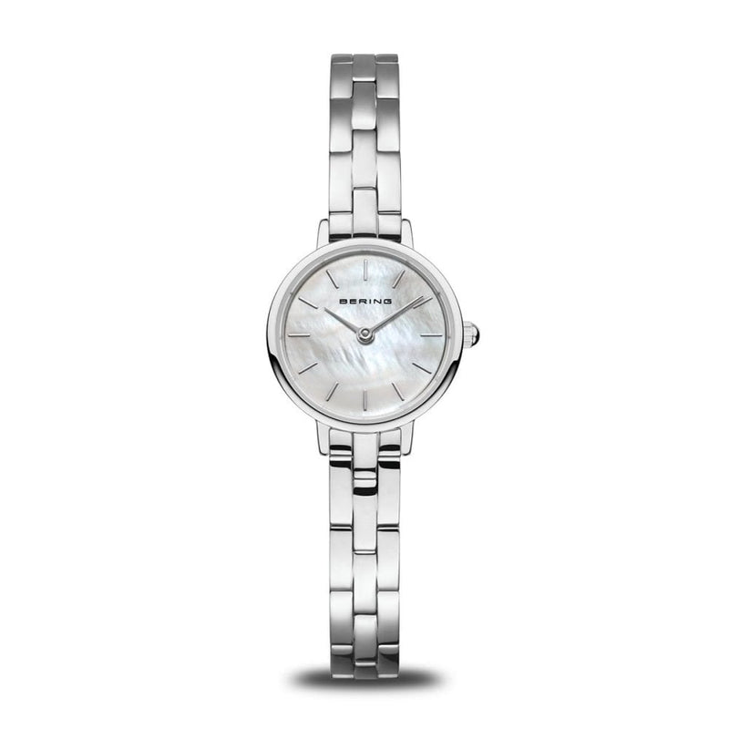 Bering Ladies Classic - Polished Silver Mother Of Pearl Dial Watch-11022-704 image 0