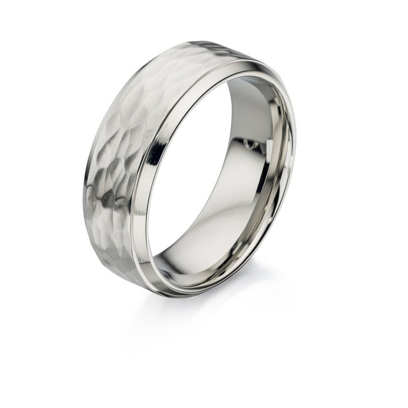 Fred Bennett Hammer Textured Ring R3414