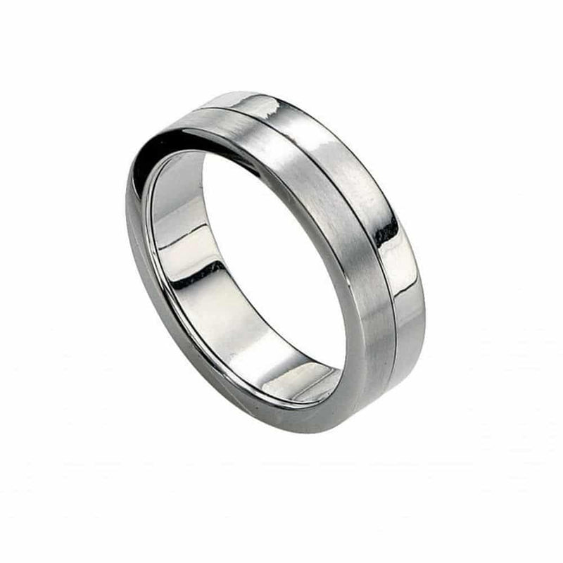 Fred Bennett Stainless Steel Spinning Band Ring R2511