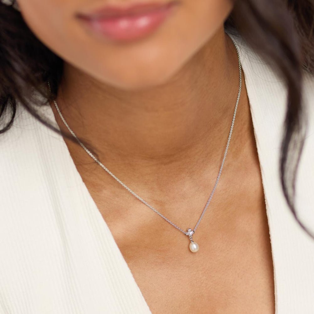 Kit Heath Blossom Flyte Honey Flower Pearl 18" Necklace 90333FPC278770