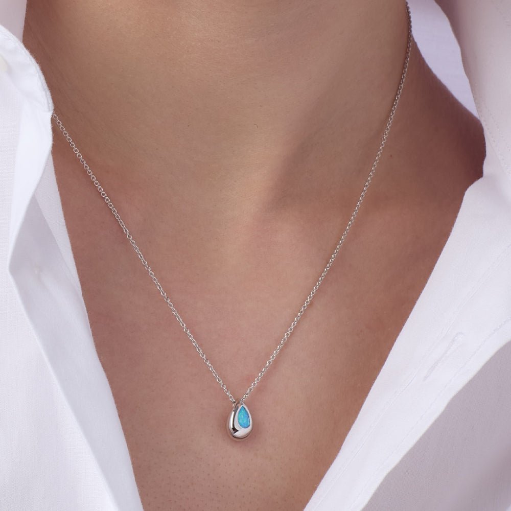 Kit Heath Coast Pebble Blue Blue Opal 18" Necklace 90190BSO278768