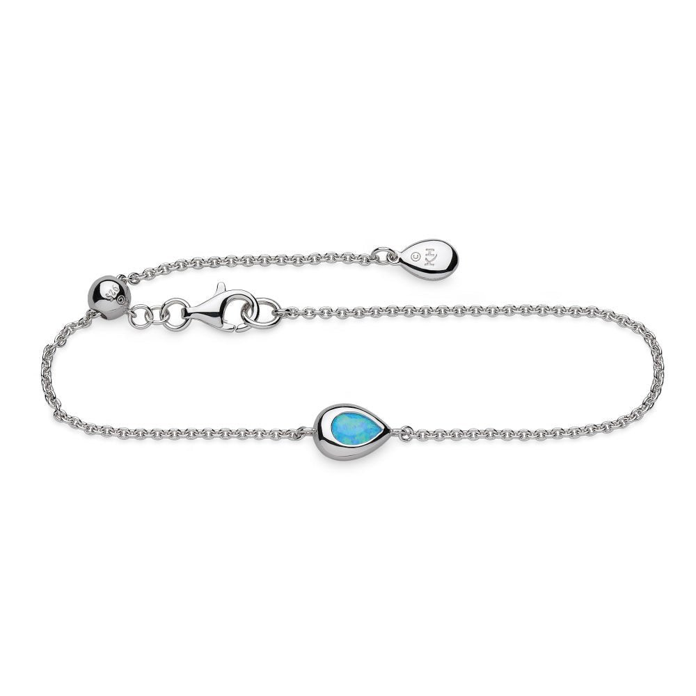 Kit Heath Coast Pebble Blue Blue Opal 7" Slider Bracelet 70190BSO278766