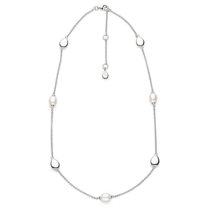 Kit Heath Coast Pebble Pearl Station 18" Necklace 90183FP276121