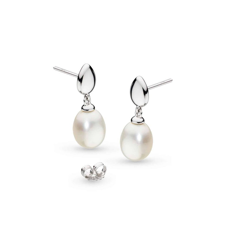 Kit Heath Coast Pebble Pearl Stud Drop Earrings 50184FP276088