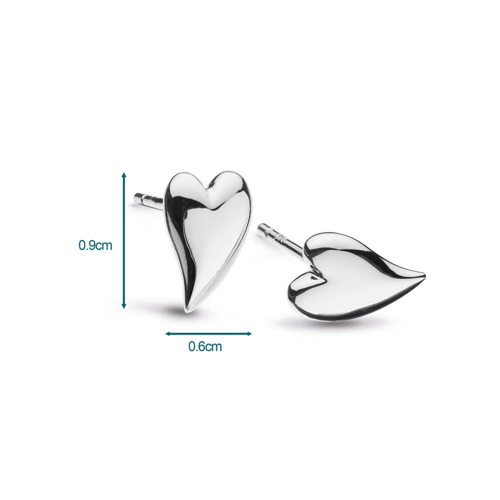 Kit Heath Desire Kiss Mini Heart Stud Earrings 40BK276082