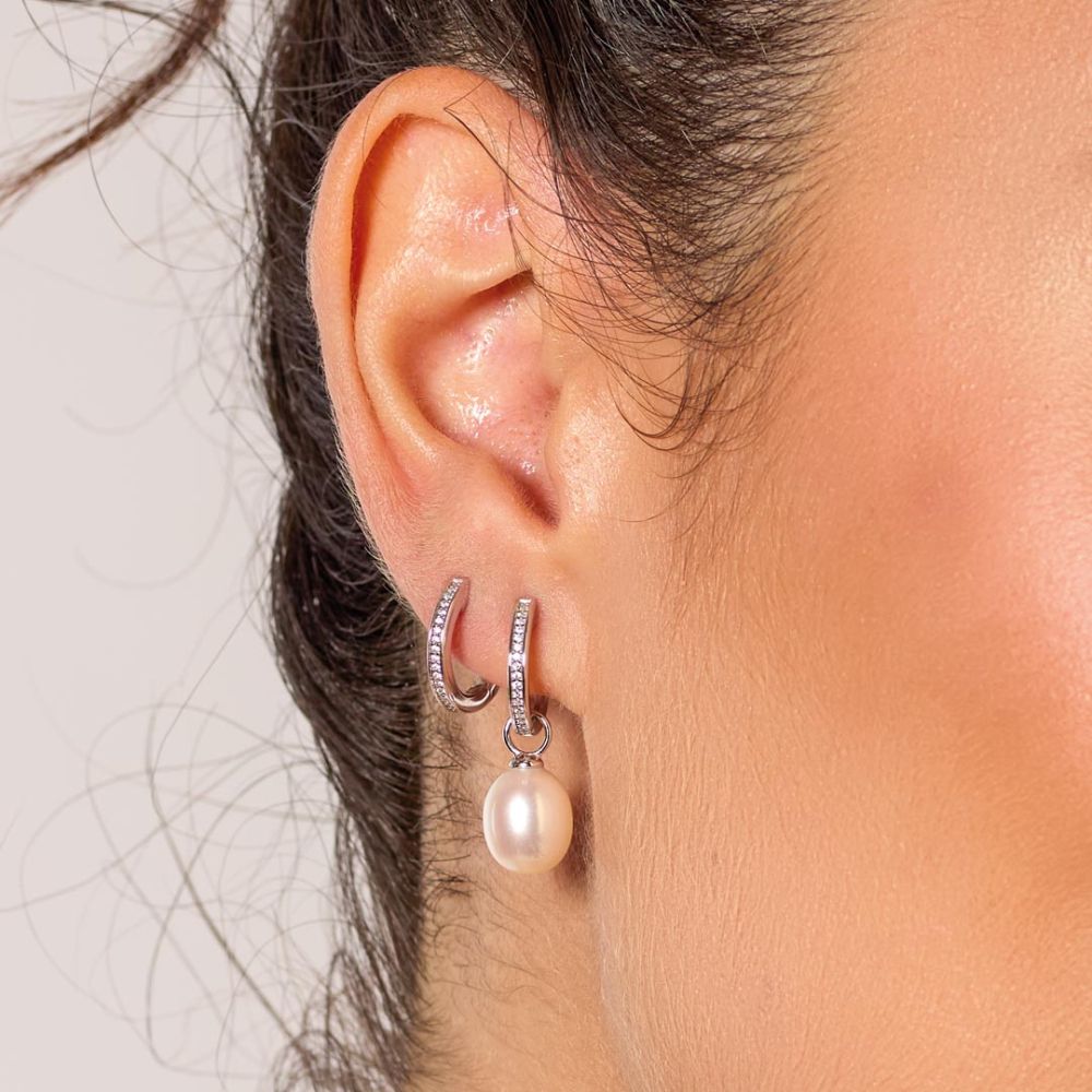 Kit Heath Revival Classic Glitz Hinged Hoop Earrings 50428CZ276093