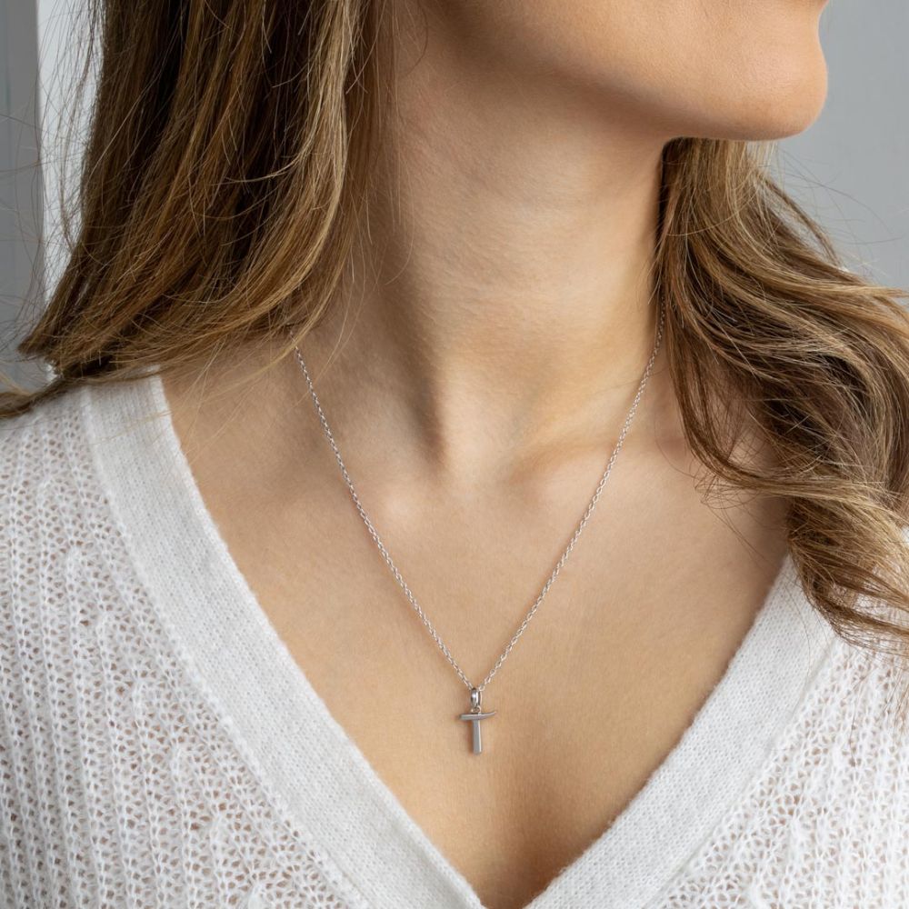 Kit Heath Signature Skript Capital T 18" Necklace 9198RPT276155