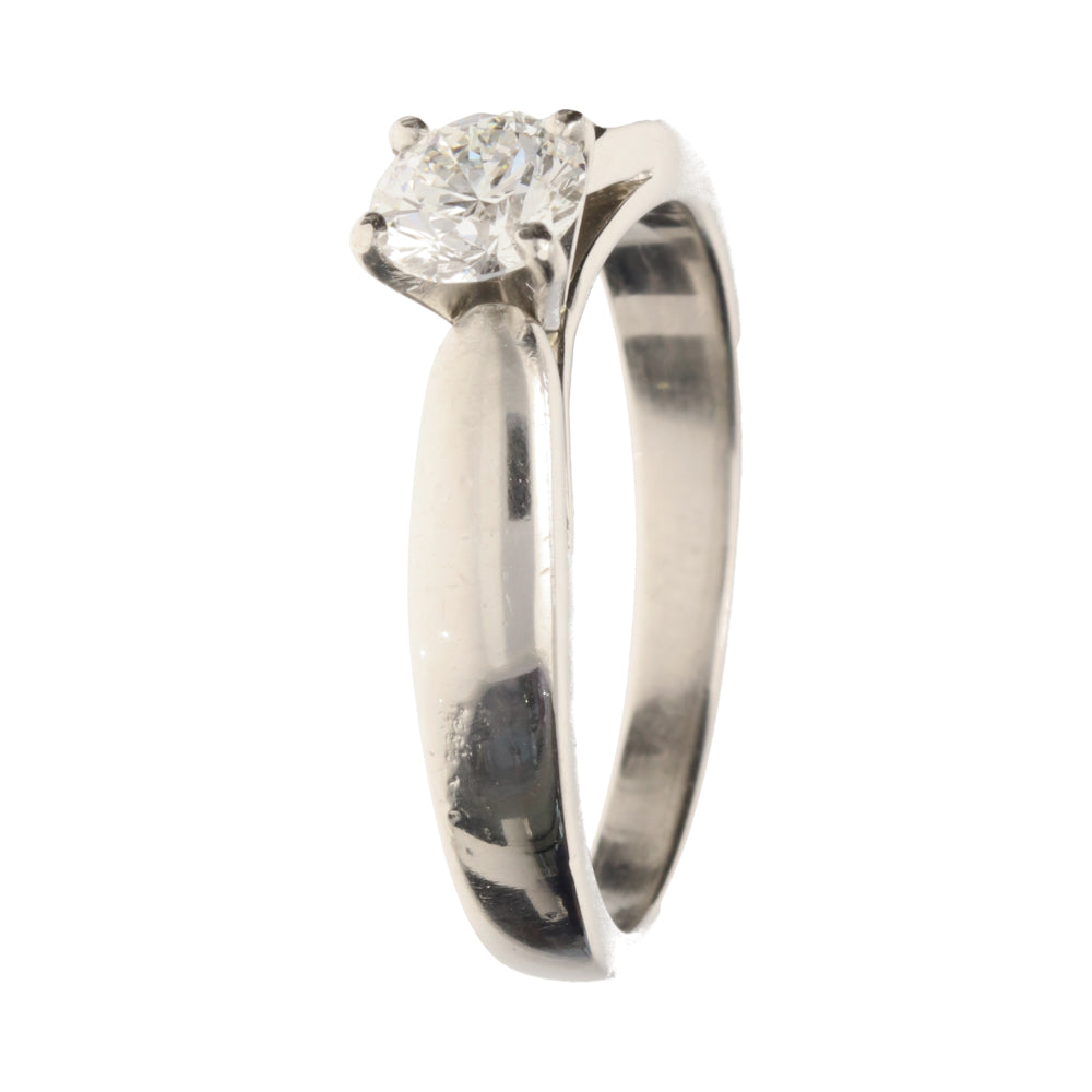 Pre-Owned Platinum Brilliant Cut 0.6ct Diamond Solitaire Ring