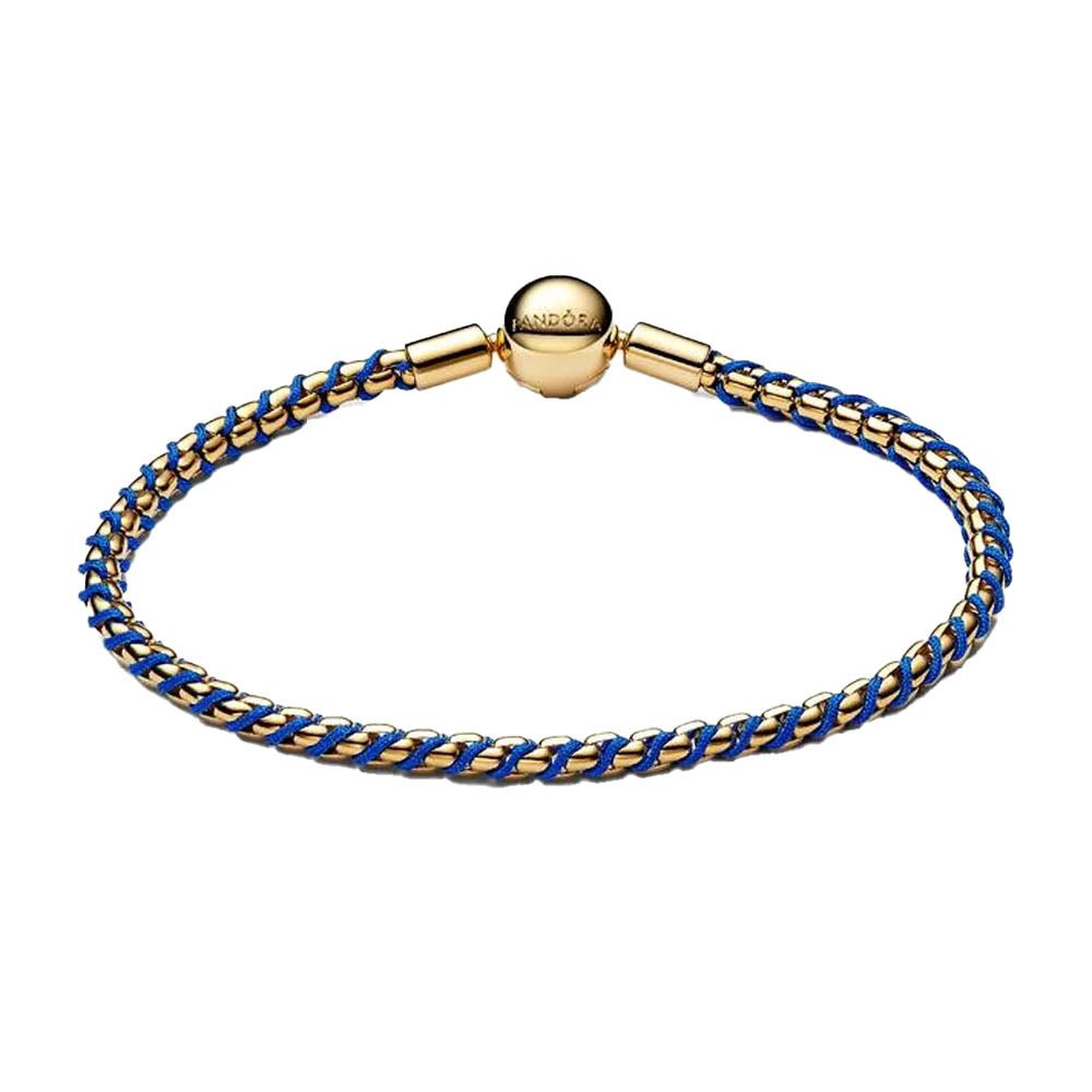 PANDORA Blue Cord Box Chain Bracelet 563816C02563816C02