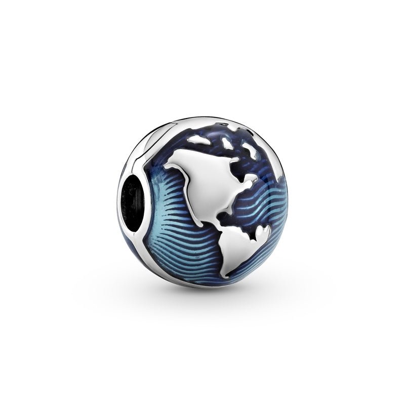 PANDORA Blue Globe Clip Charm 799429C01