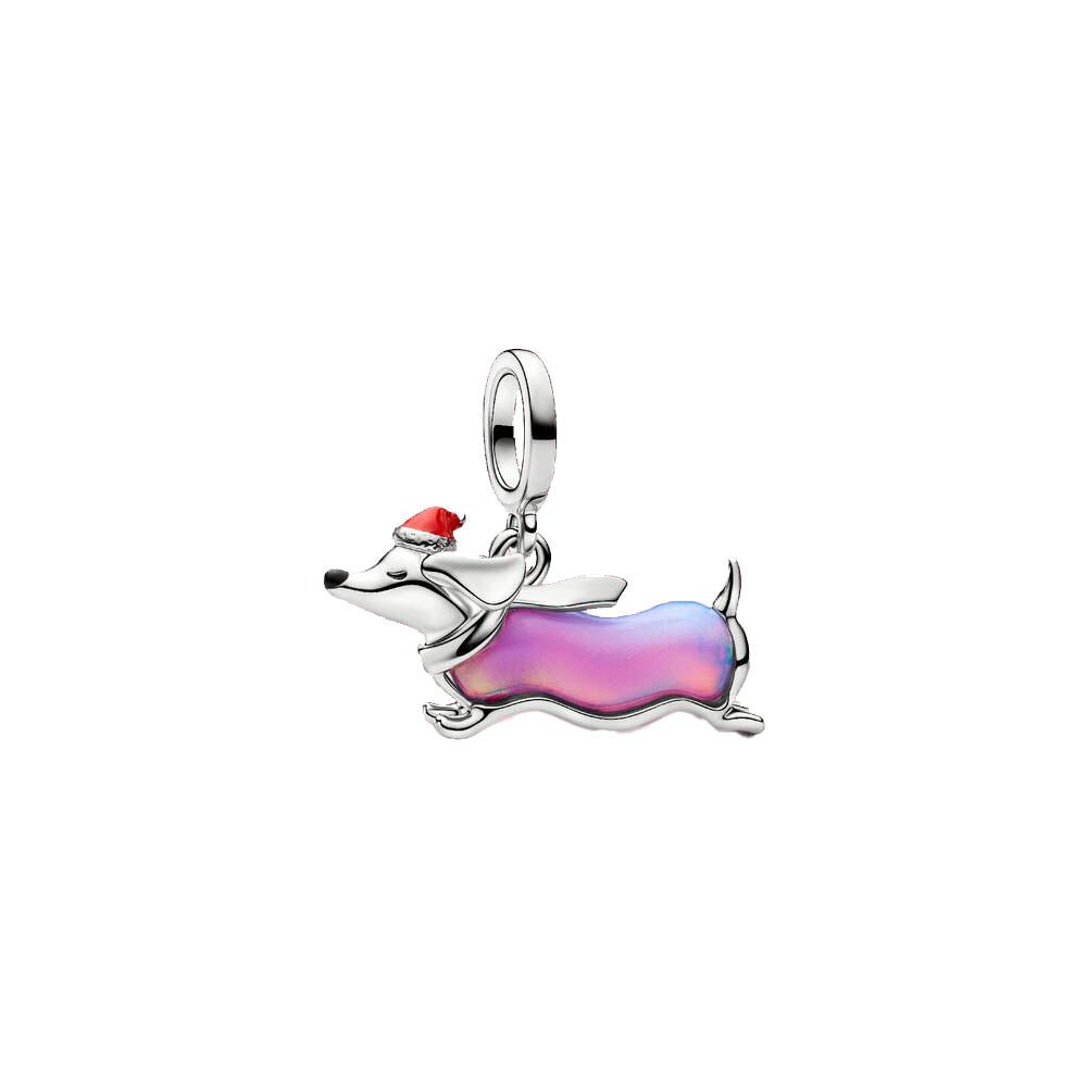 PANDORA Christmas Dachshund Dangle Charm 734970C01734970C01