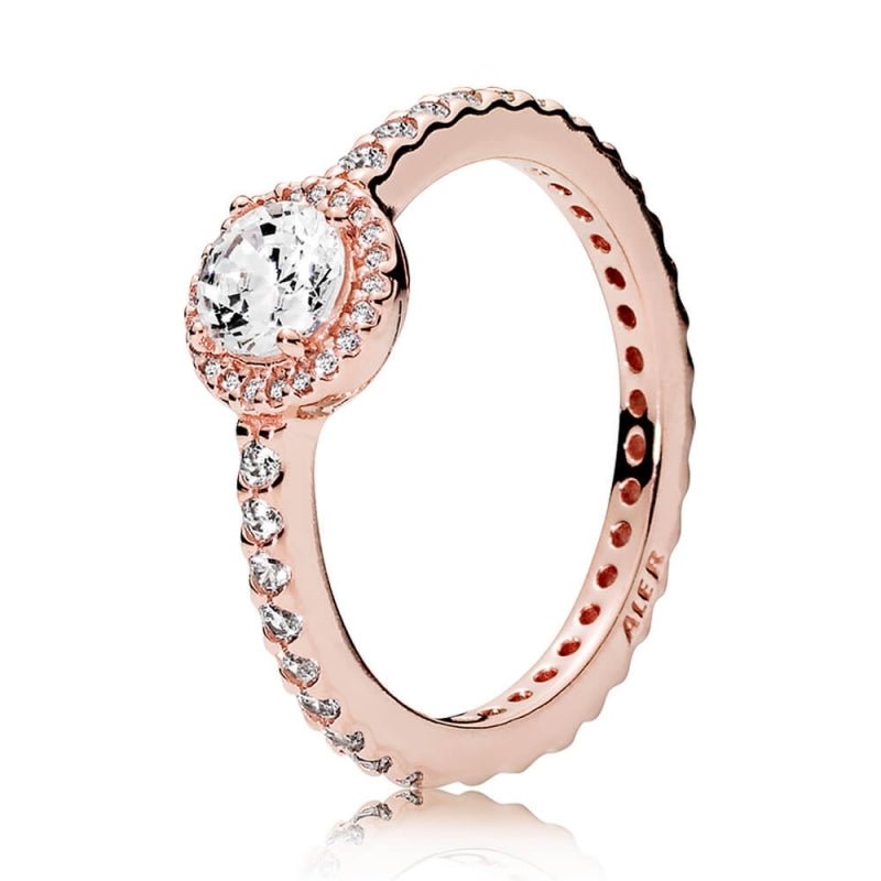 PANDORA Classic Sparkle Halo Ring 180946CZ