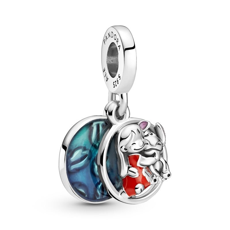 PANDORA Disney Lilo & Stitch Family Dangle Charm 799383C01