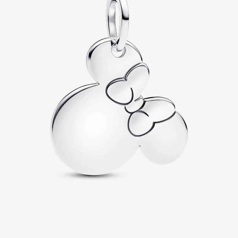 PANDORA Disney Minnie Mouse Engravable Dangle Charm 793993C00276336