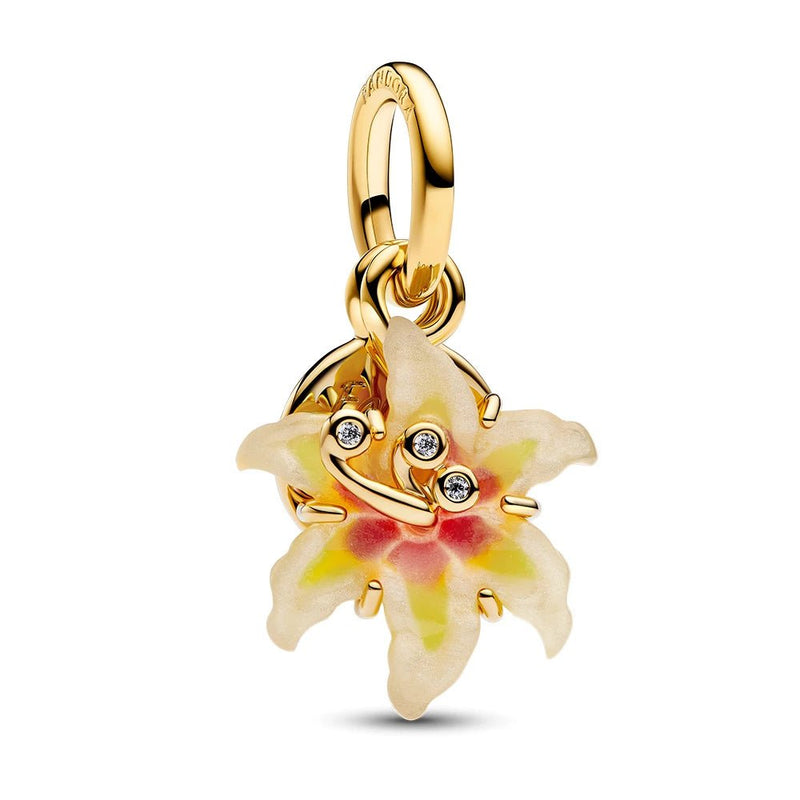 PANDORA Disney Tangled Sundrop Flower Glow - in - the - dark Charm 764020C01