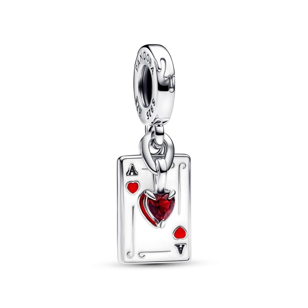 PANDORA Disney Villains Queen of Hearts Double Dangle Charm 793420C01