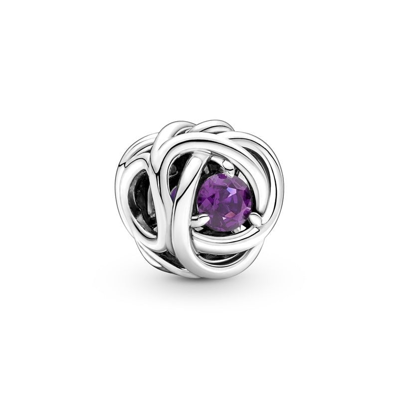 PANDORA February Birthstone Eternity Circle Charm 790065C0280249735
