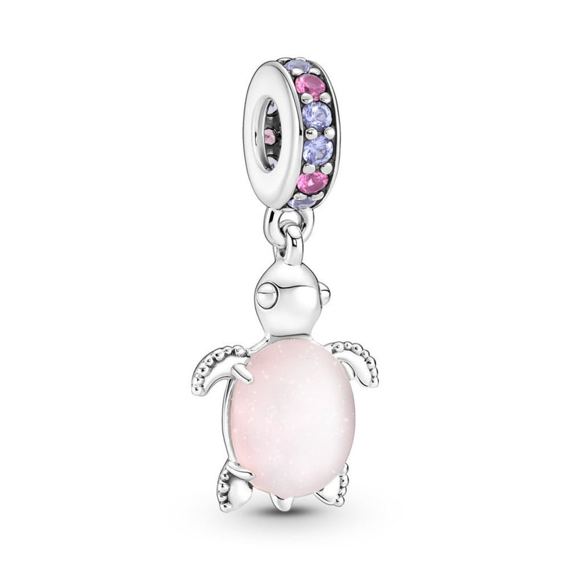PANDORA Frosted Sea Turtle Dangle Charm 798939C02