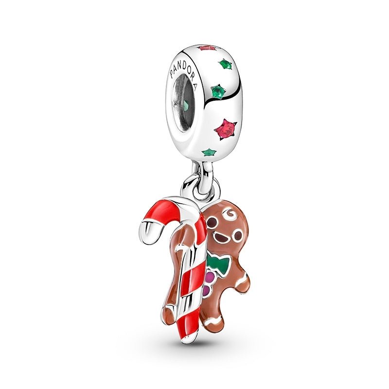 PANDORA Gingerbread Man Dangle Charm 799637C01