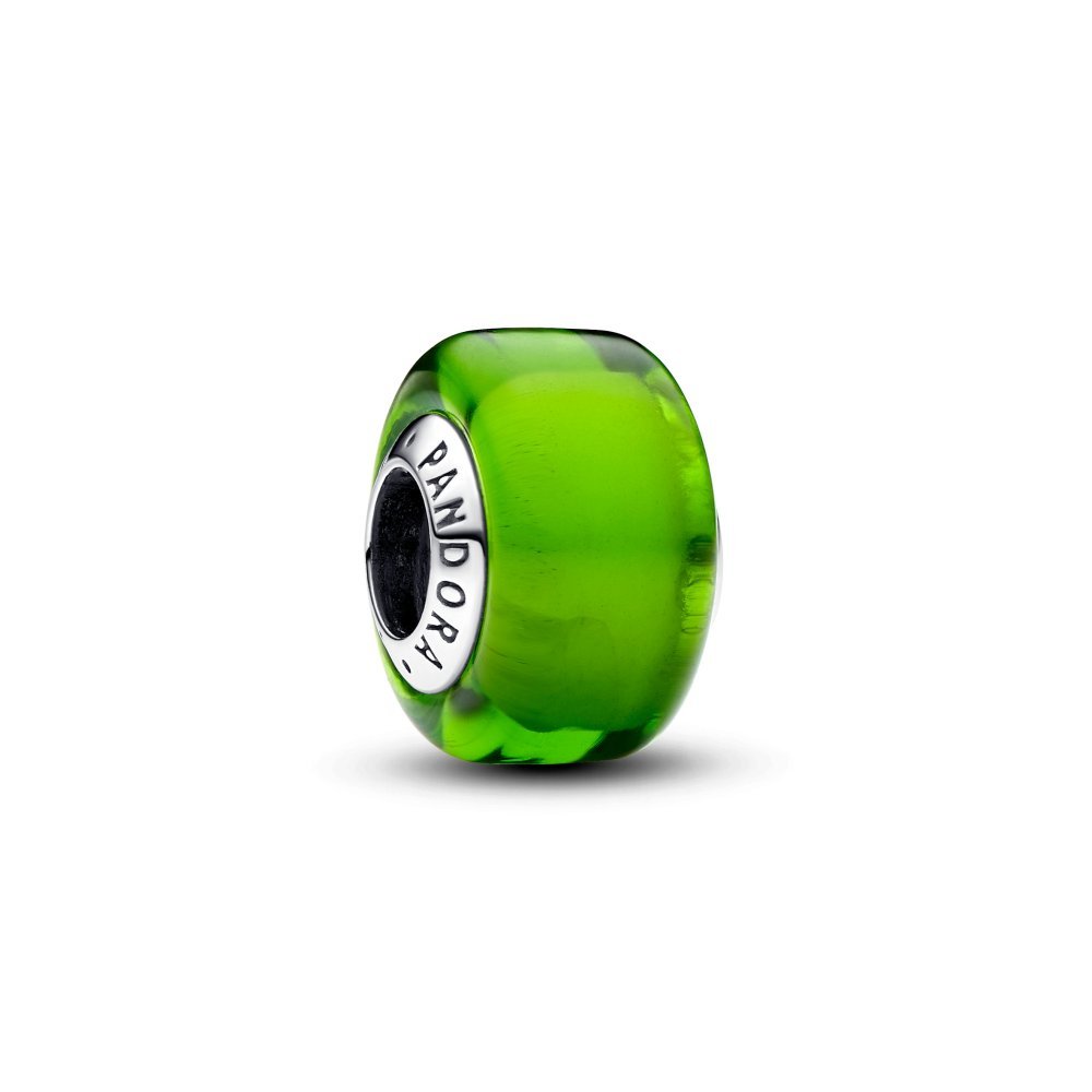 PANDORA Green Mini Murano Glass Charm 793106C00267519