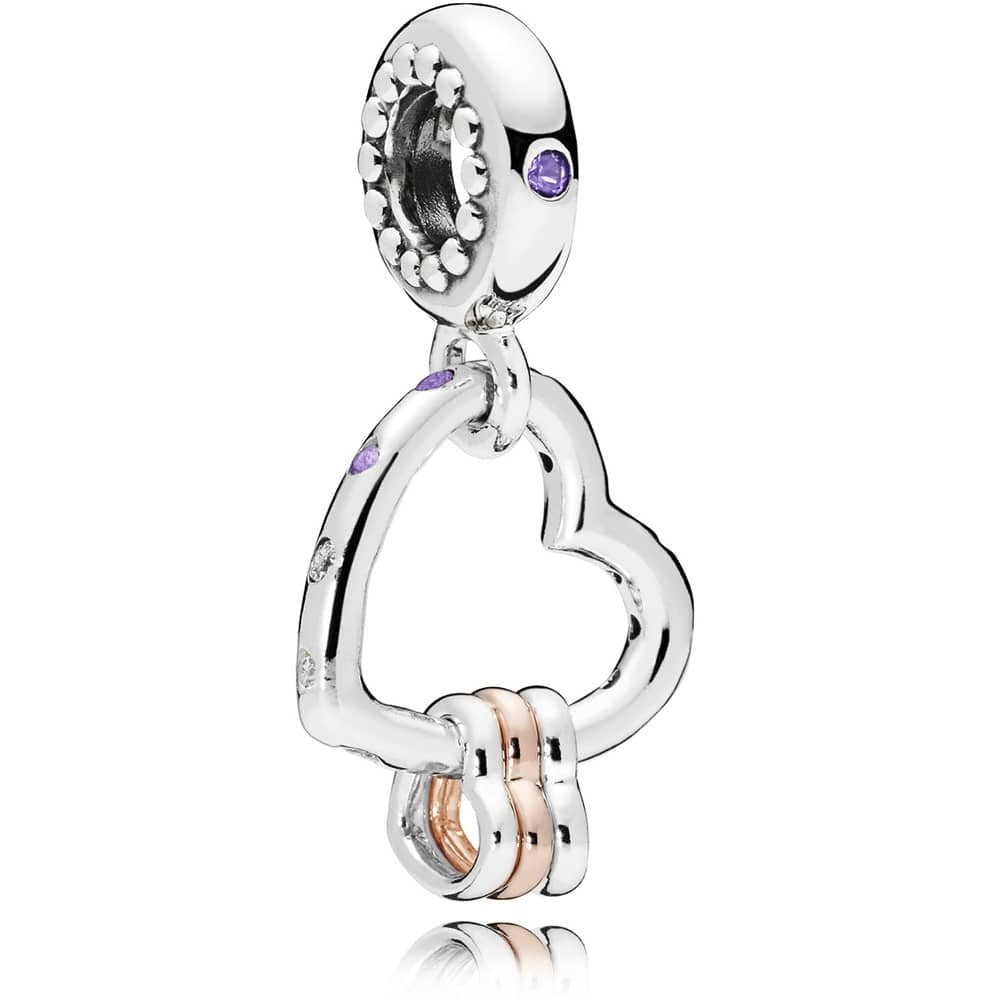 PANDORA Heart Full of Hearts Dangle Charm 787247NLCMX