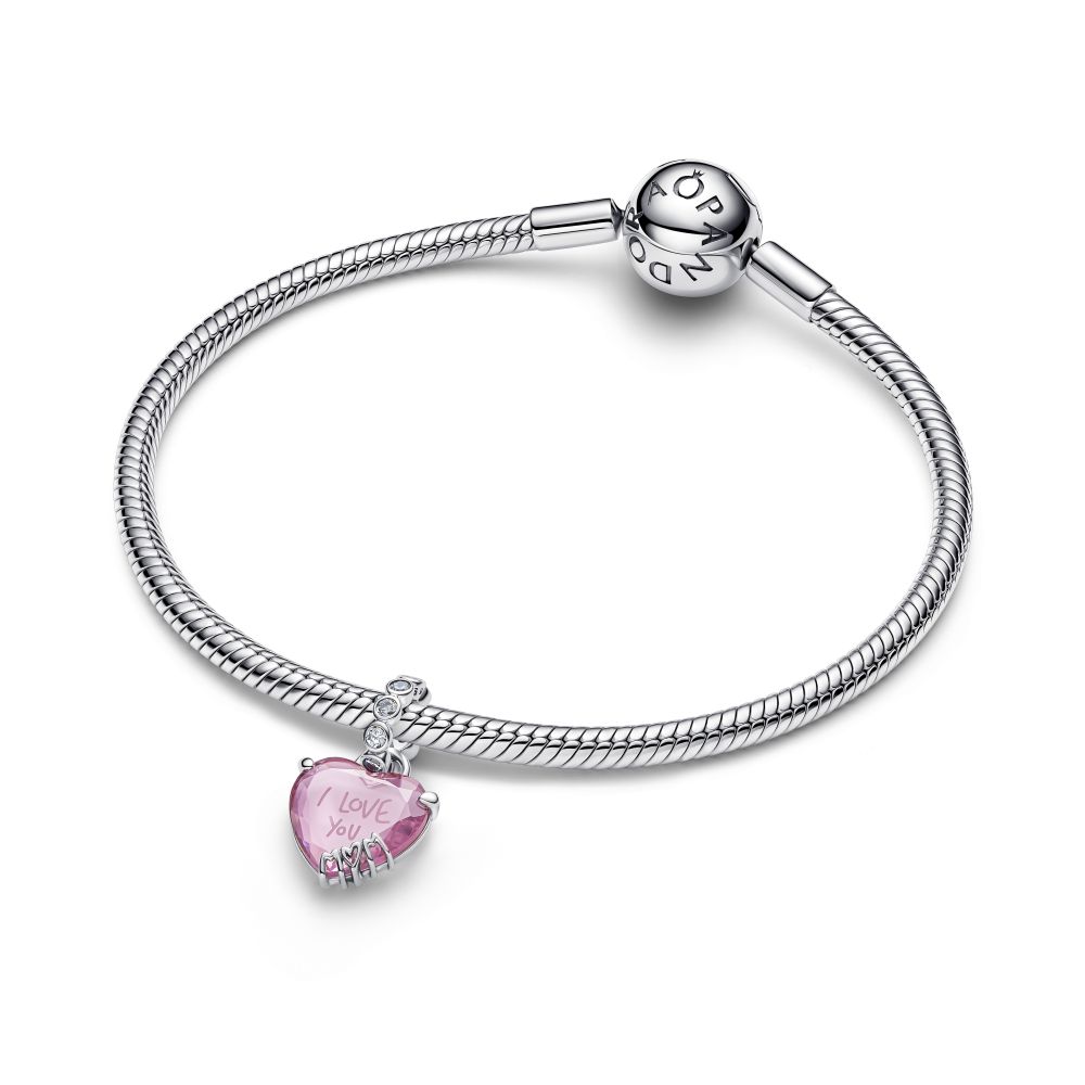 PANDORA I Love You Mom Dangle Charm 794464C01