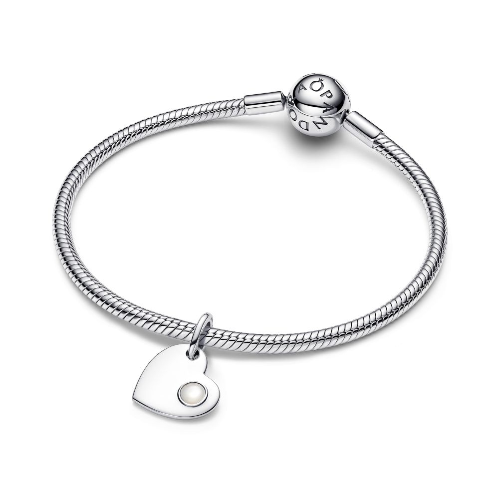 PANDORA June Birthstone Engravable Heart Dangle Charm 794295C06794295C06