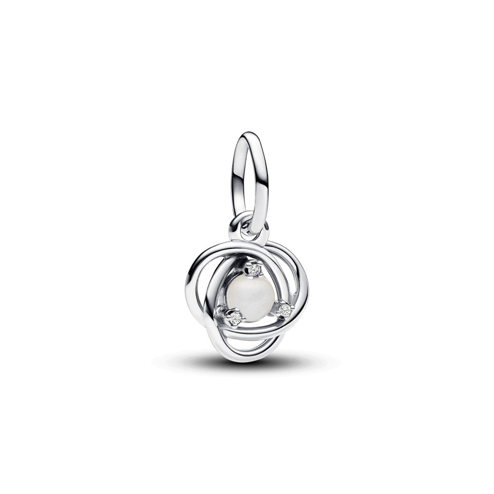 PANDORA June Birthstone Eternity Circle Dangle Charm 793125C06