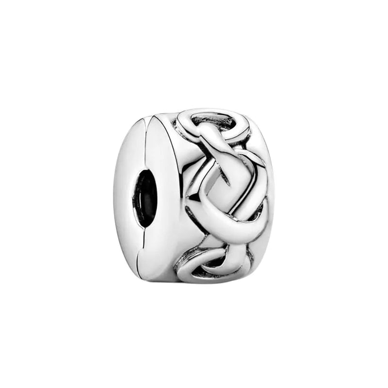 PANDORA Knotted Hearts Clip Charm 798035798035