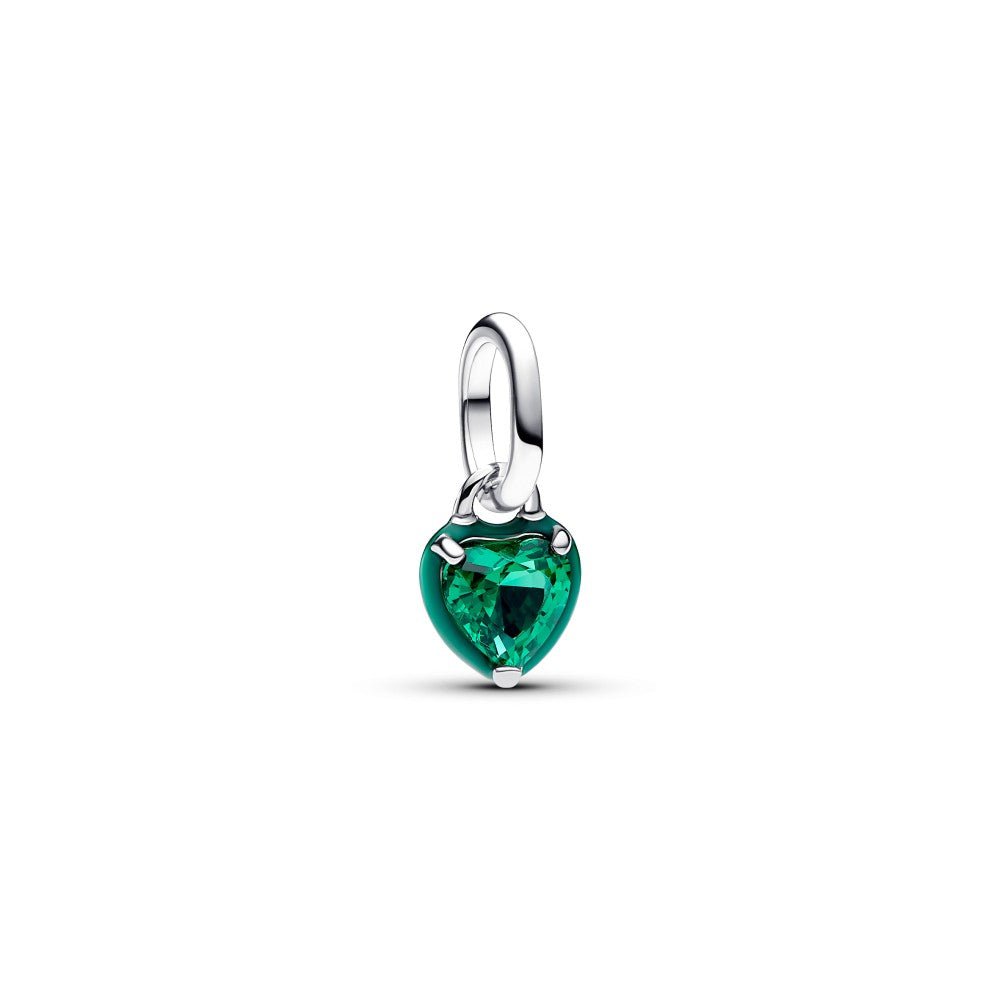 PANDORA ME Green Chakra Heart Mini Dangle Charm 793042C03793042C03