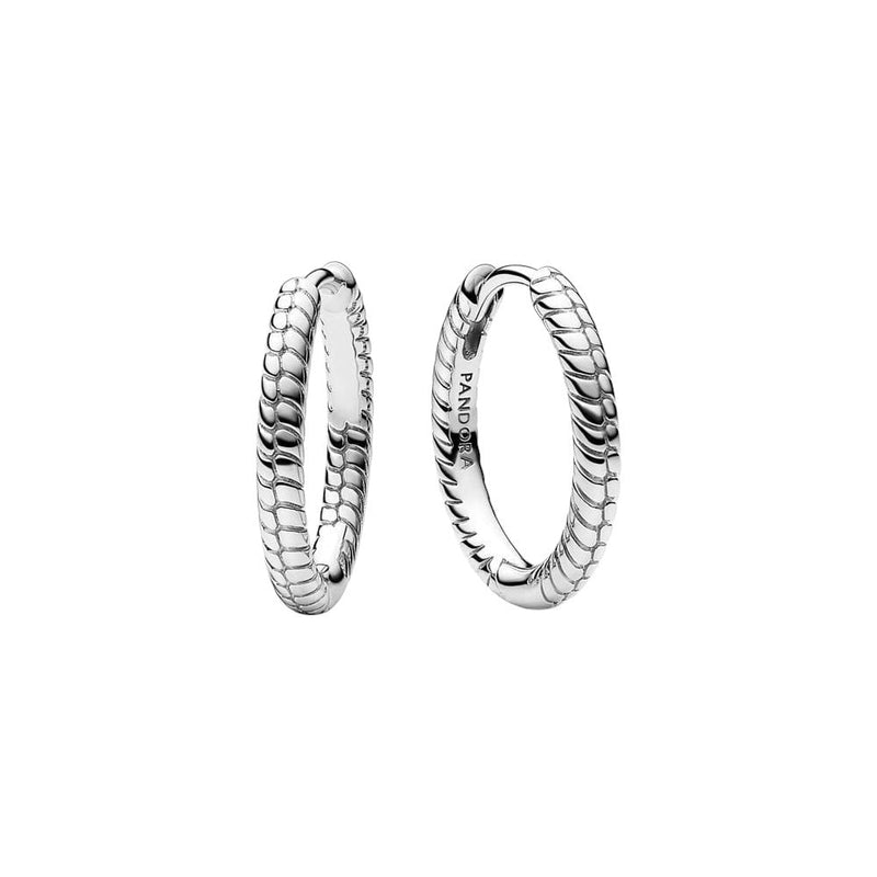 PANDORA Moments Small Charm Hoop Earrings 292728C00
