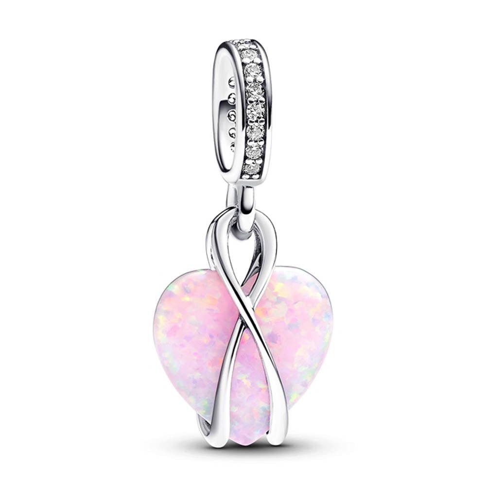 PANDORA Mum Opalescent Heart Dangle Charm 793202C01793202C01