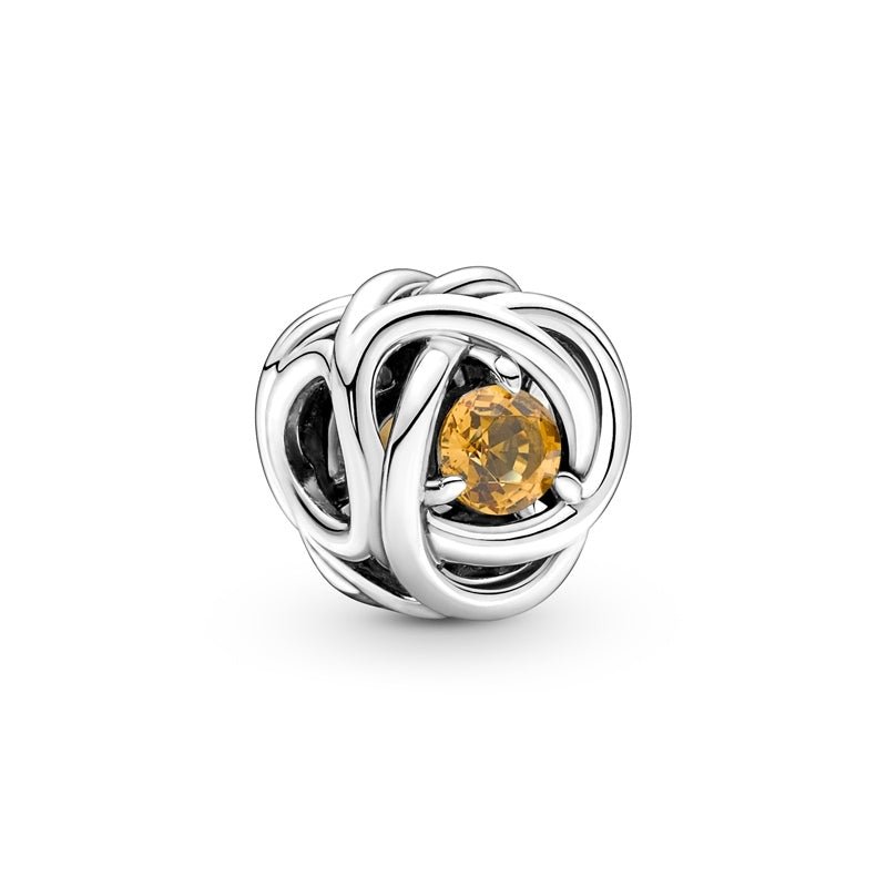 PANDORA November Birthstone Eternity Circle Charm 790065C04