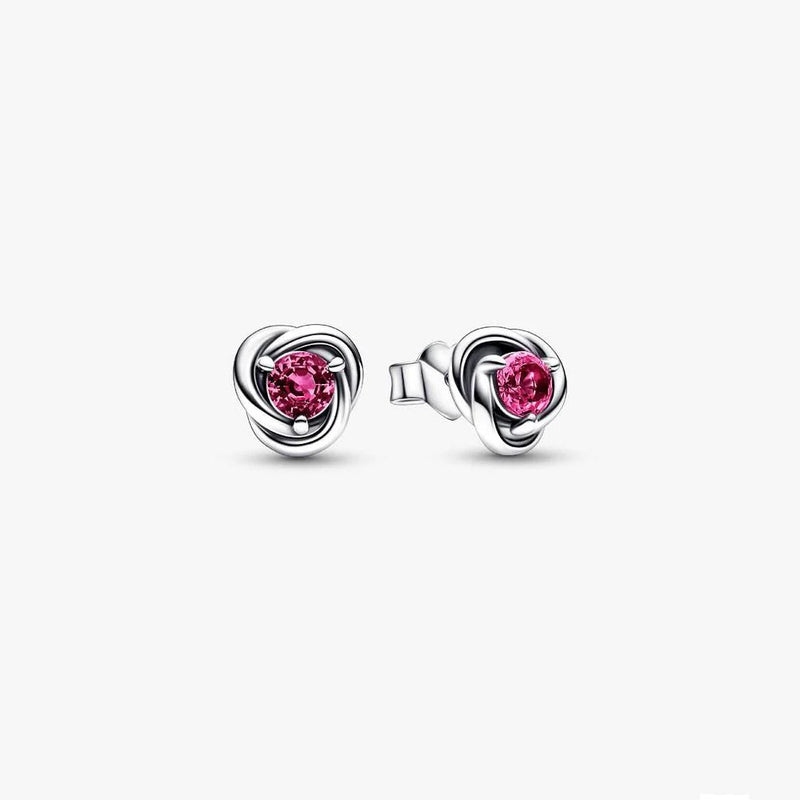 PANDORA October Birthstone Eternity Circle Stud Earrings 292334C05292334C05