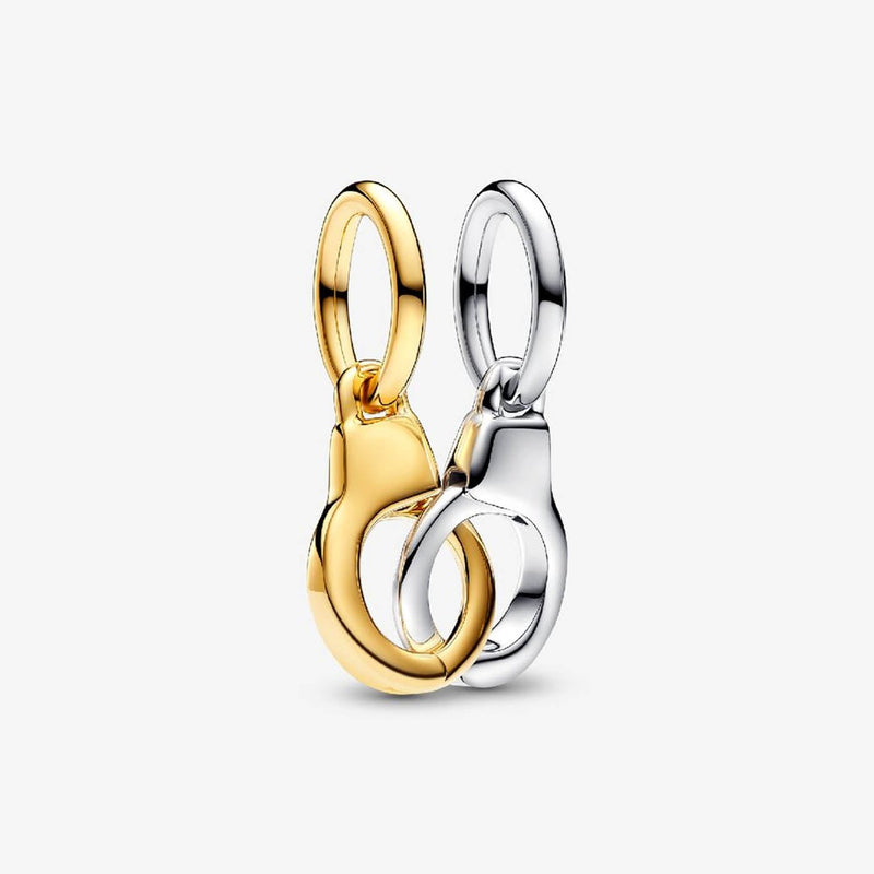 PANDORA Openable & Splittable Handcuffs Dangle Charm 763435C00270600