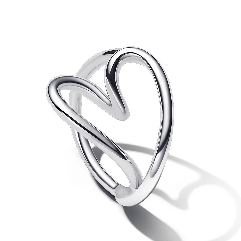 Pandora Organically Shaped Heart Ring 193288C00193288C00