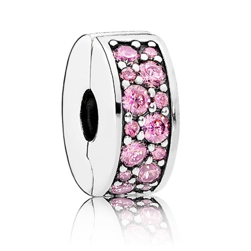 PANDORA Pink Pave Clip Charm 791817PCZ