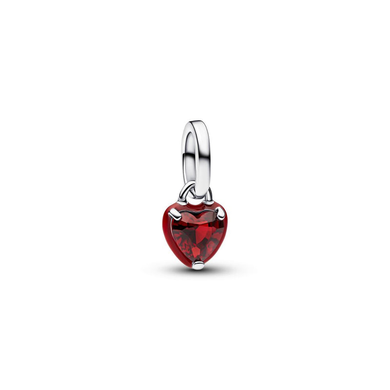 PANDORA Red Chakra Heart Mini Dangle Charm 793042C05793042C05